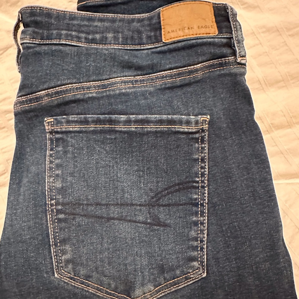 American Eagle Outfitters Dark Blue Denim Jeans